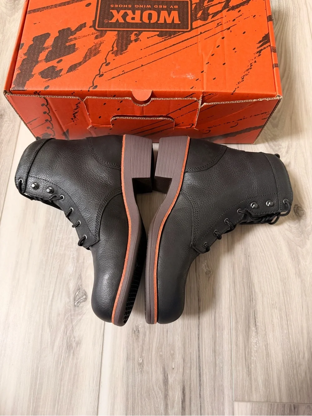 NEW WORX by Red Wing 5126 Steel Toe EH Work Boots Women’s 9M Leather